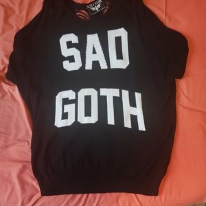 Killstar sad goth jumper